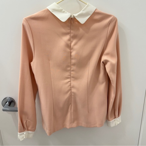 NWOT Pink Cotton Dress Shirt/Blouse - Picture 3 of 4